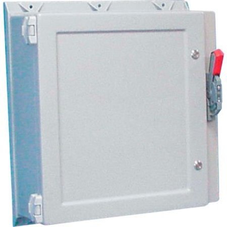 PENTAIR EQUIPMENT PROTECTION Hoffman, Disconnect Enclosure, Type 4X, 24.25X20.25X8.00, 2 Latches, Fiberglass A24HS2008GQRLP